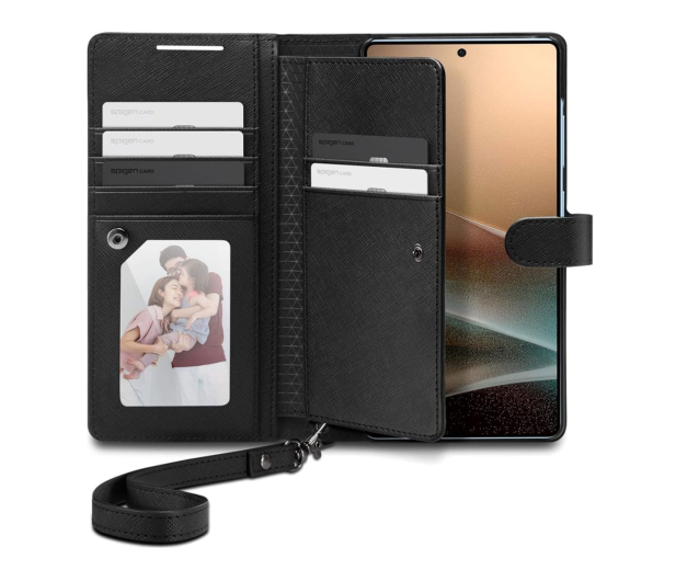 Spigen Wallet ”S” do Samsung Galaxy S25 Ultra Black - 1346721 - zdjęcie
